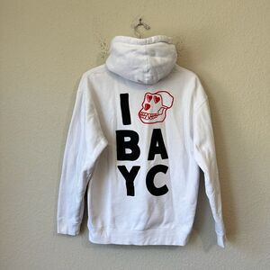 BORED APE YATCH CLUB BAYC Hoodie Ape Fest Exclusive in White